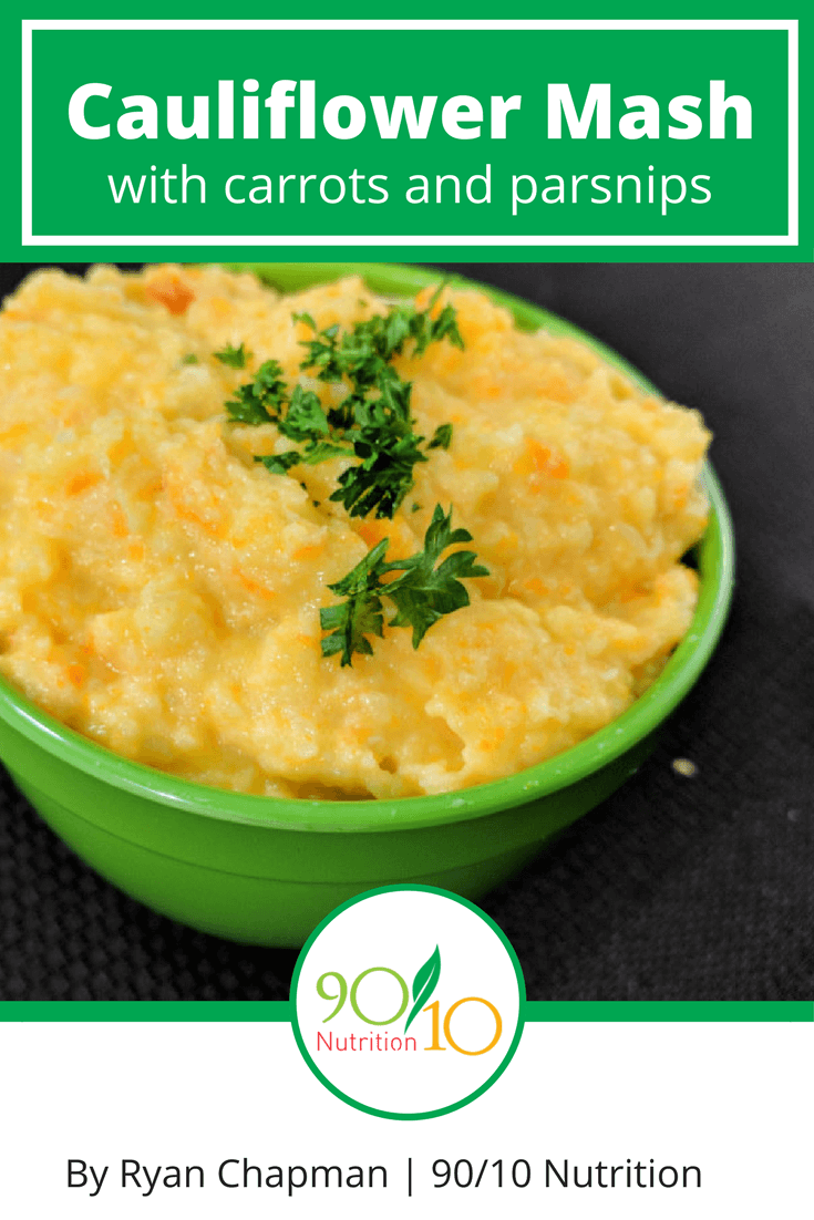 Cauliflower Mash with Carrots and Parsnips
