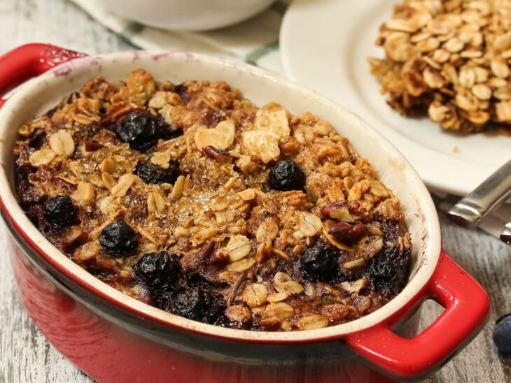 Baked Blueberry Oatmeal