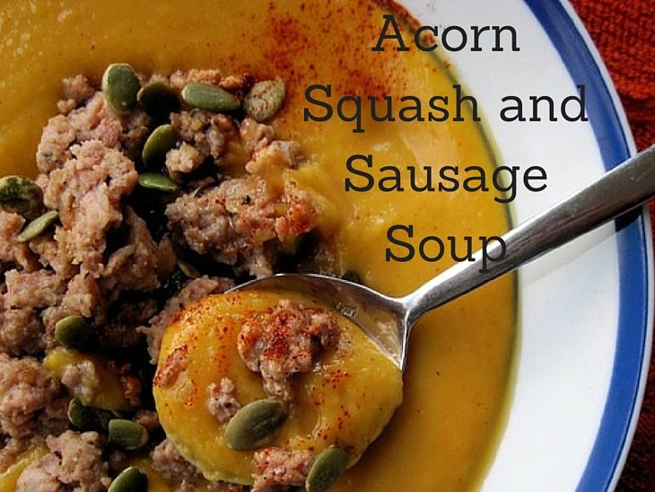Acorn Squash and Sausage Soup
