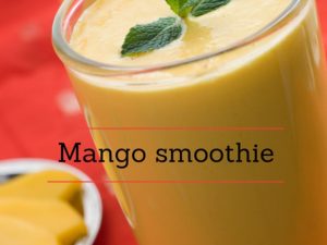 Mango smoothie