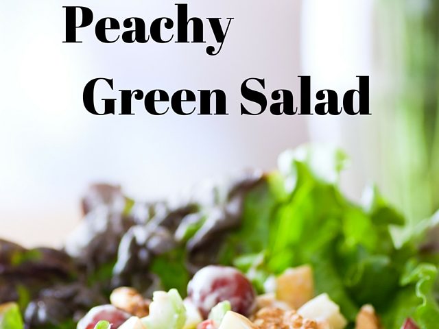 Peachy Green Salad