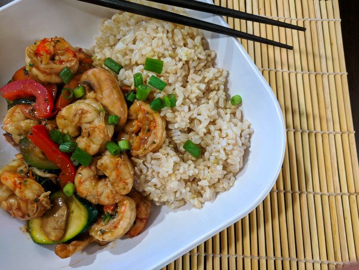 Healthy Shrimp Stir Fry