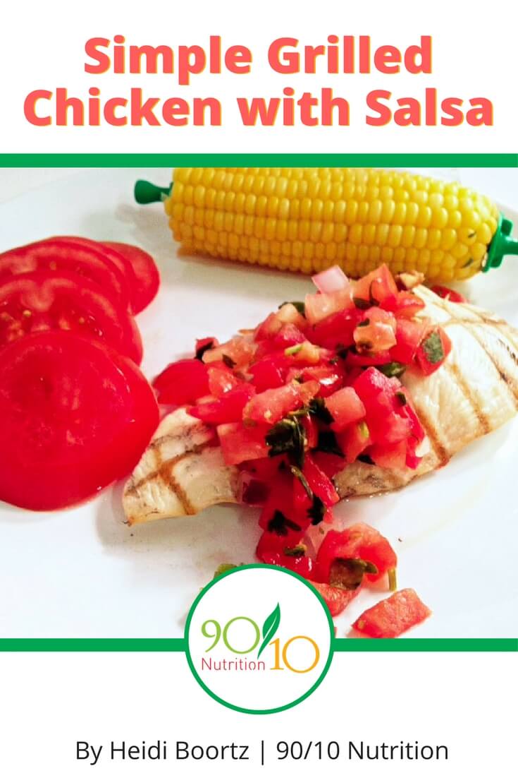 Simple Grilled Chicken with Salsa