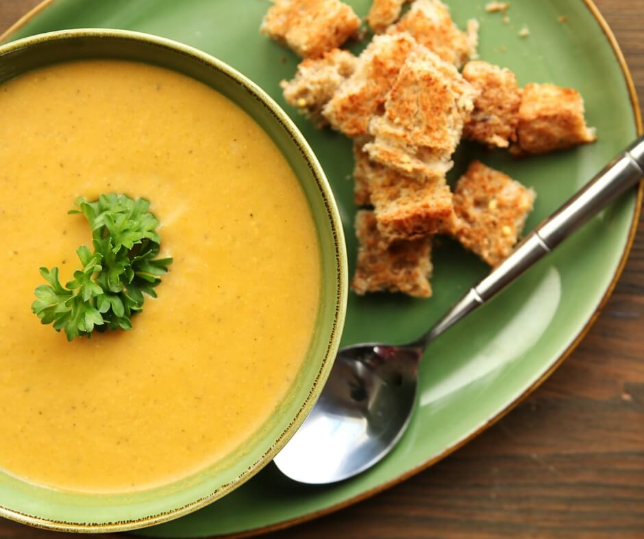 Butternut Squash Soup - Clean Eating - 90/10 Nutrition