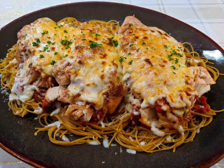 Healthy Grilled Chicken Parmesan