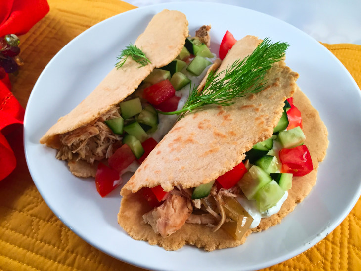 Slow Cooker Chicken Gyros