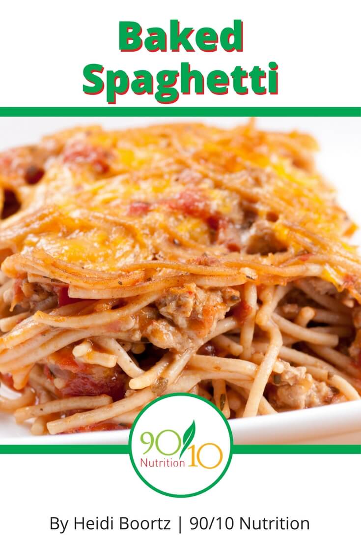 healthy baked spaghetti