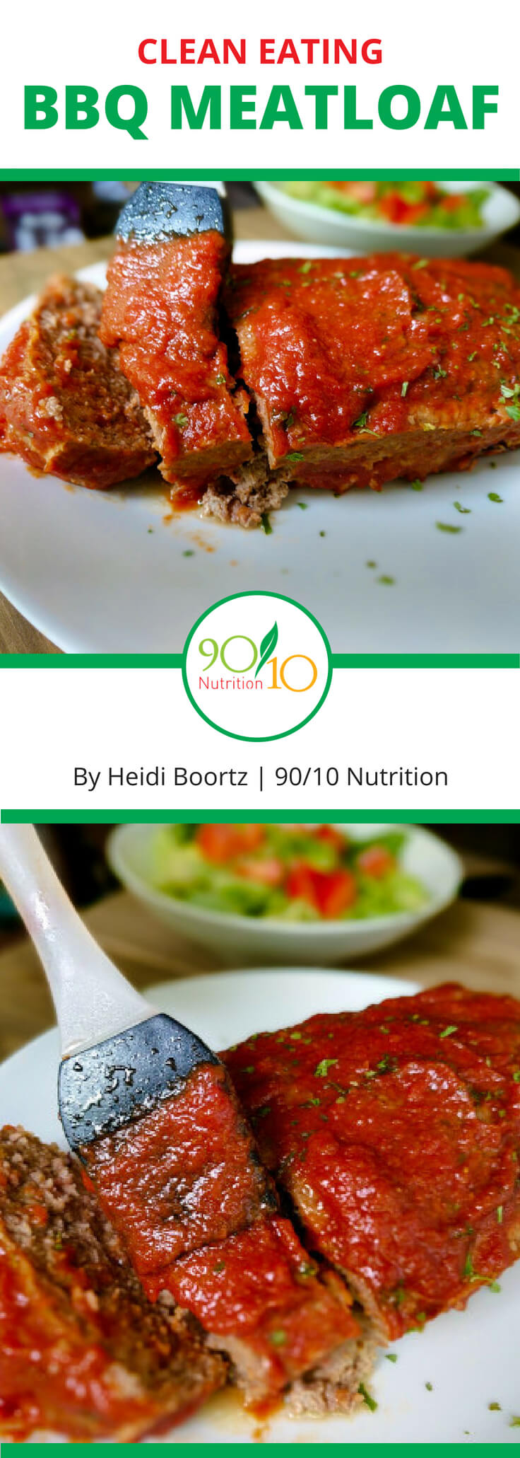 clean eating BBQ meatloaf