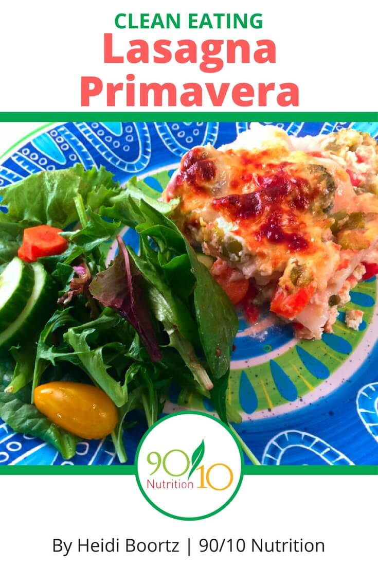 Clean Eating Lasagna Primavera