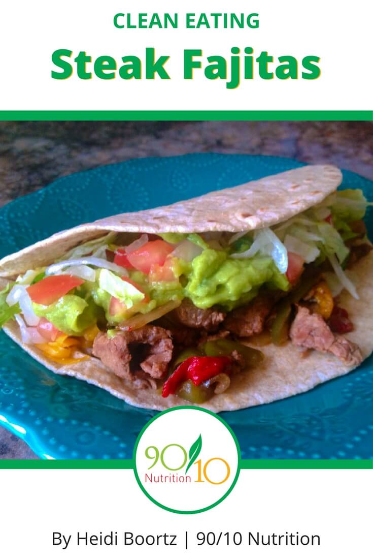 Clean Eating Steak Fajitas