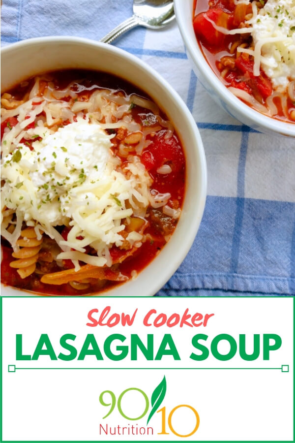 slow cooker lasagna soup, Instant Pot lasagna soup