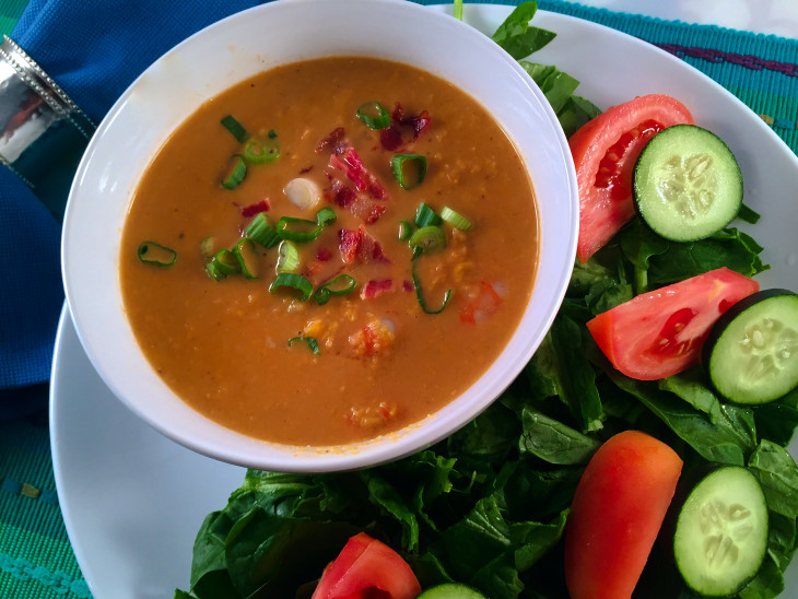 Smoky Corn Chowder with Shrimp