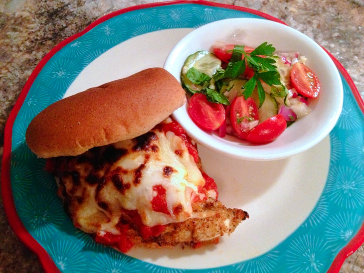 Turkey Parm Sandwiches