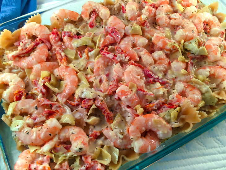 Tuscan Shrimp Pasta