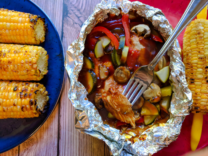 BBQ Chicken Foil Packets