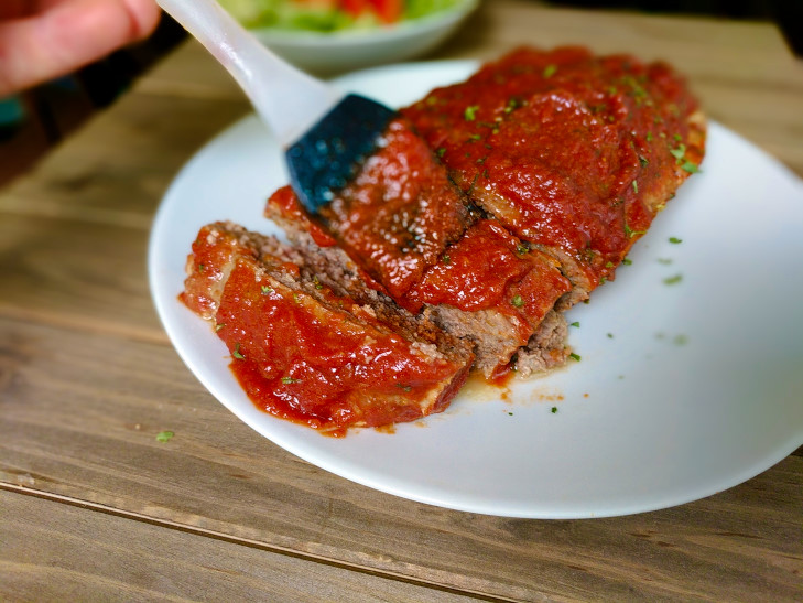 clean eating BBQ meatloaf