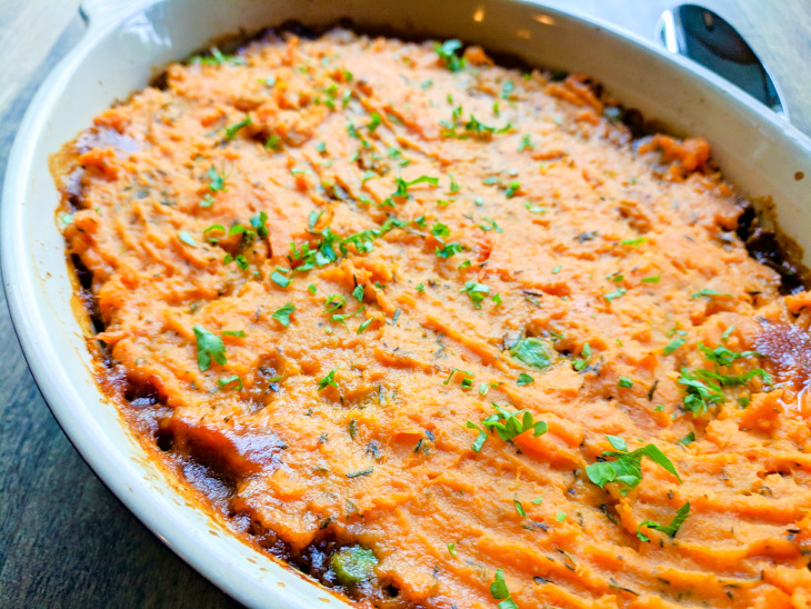 sweet potato shepherds pie