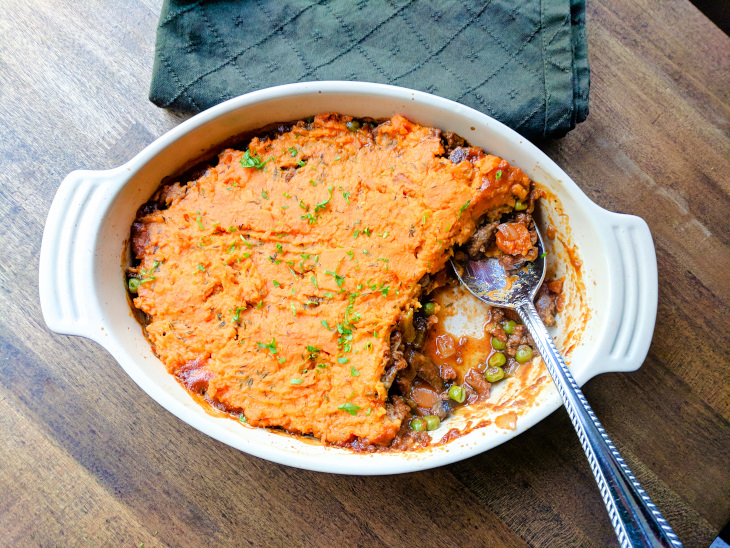 sweet potato shepherds pie