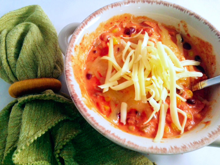 Creamy Chicken Taco Soup