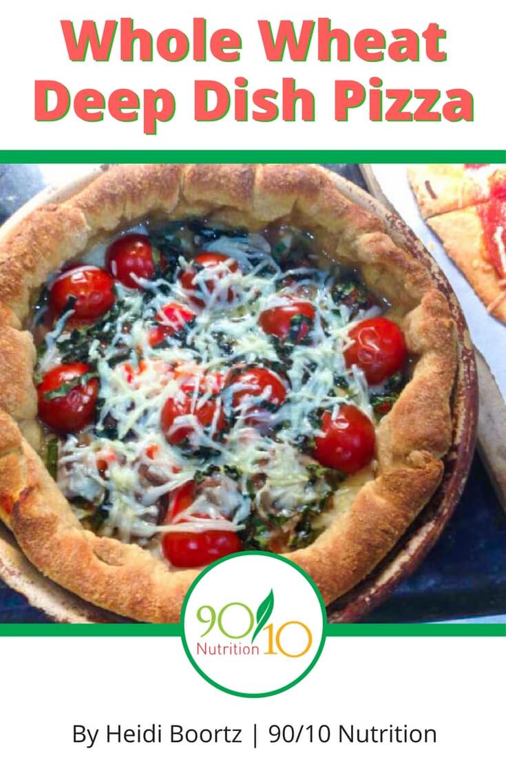 Whole Wheat Deep Dish Pizza