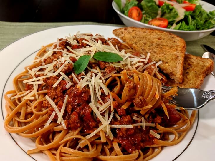 Healthy Simple Spaghetti
