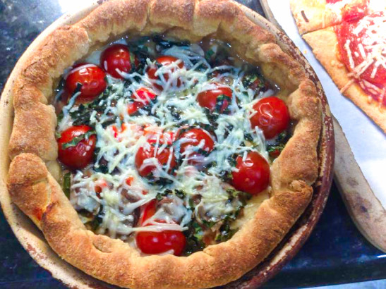 Whole Wheat Deep Dish Pizza