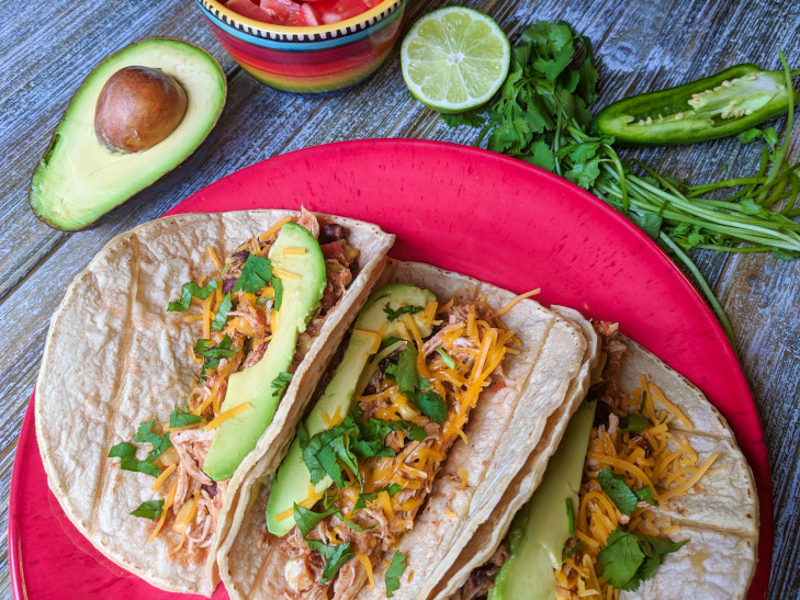 slow cooker chicken tacos