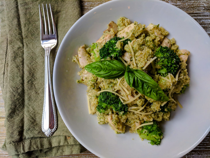 Pesto Chicken Quinoa