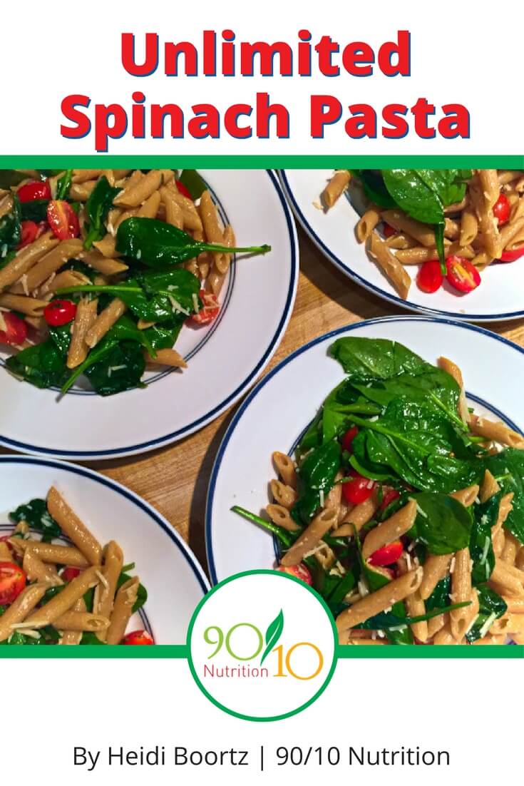 Healthy Spinach Pasta