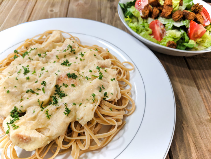 Healthy Chicken Alfredo