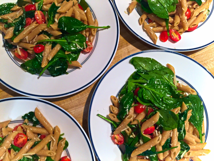 Healthy Spinach Pasta