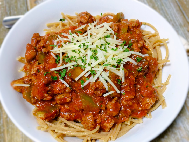slow cooker simple spaghetti