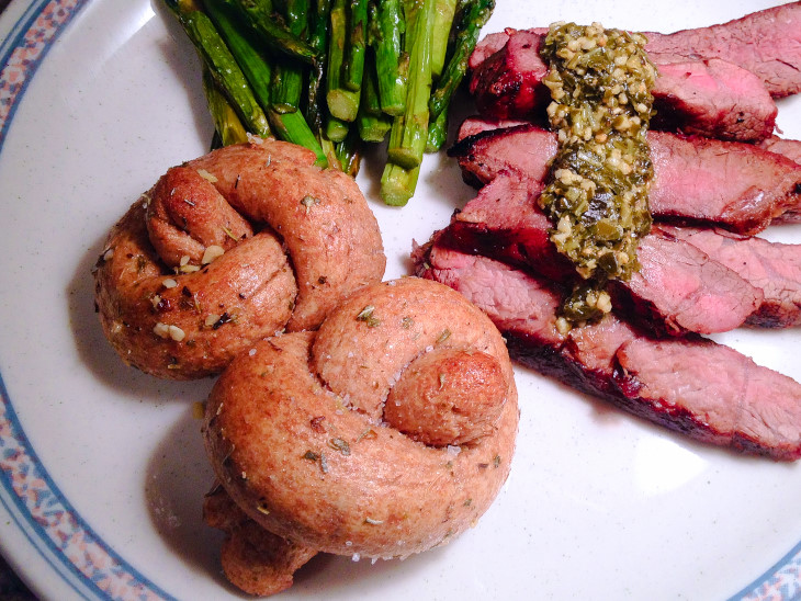 Pesto-Grilled Steak