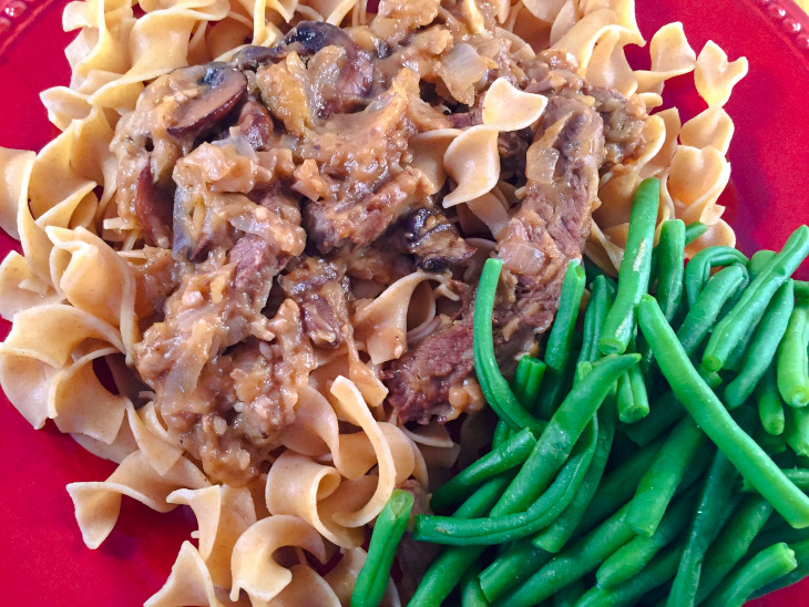 Healthy Beef Stroganoff