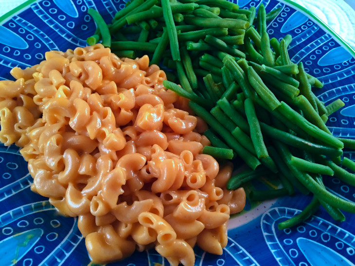 healthy mac-n-cheese meal