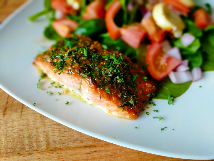 Clean Eating Honey Mustard Salmon