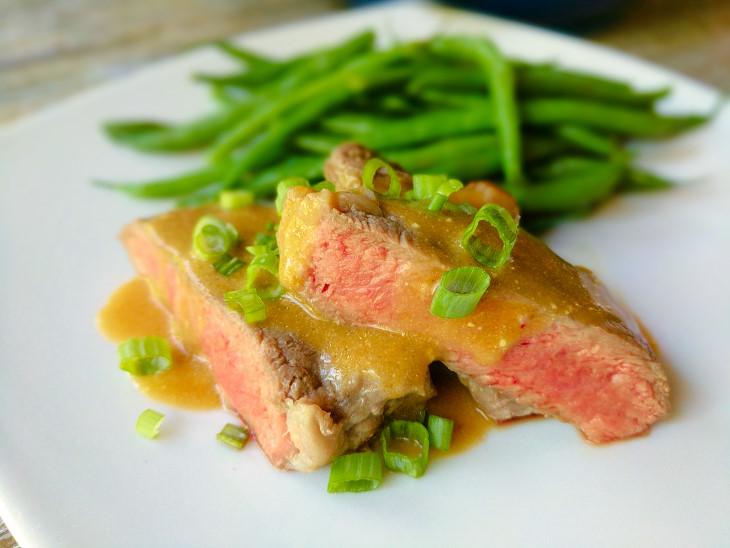 Lemon-Dijon Pan Steak