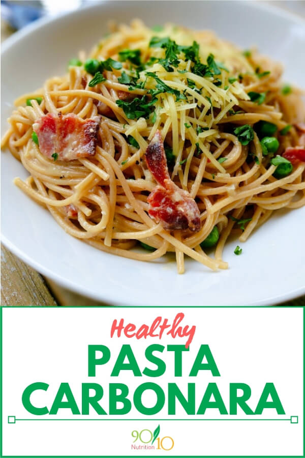 Healthy Pasta Carbonara