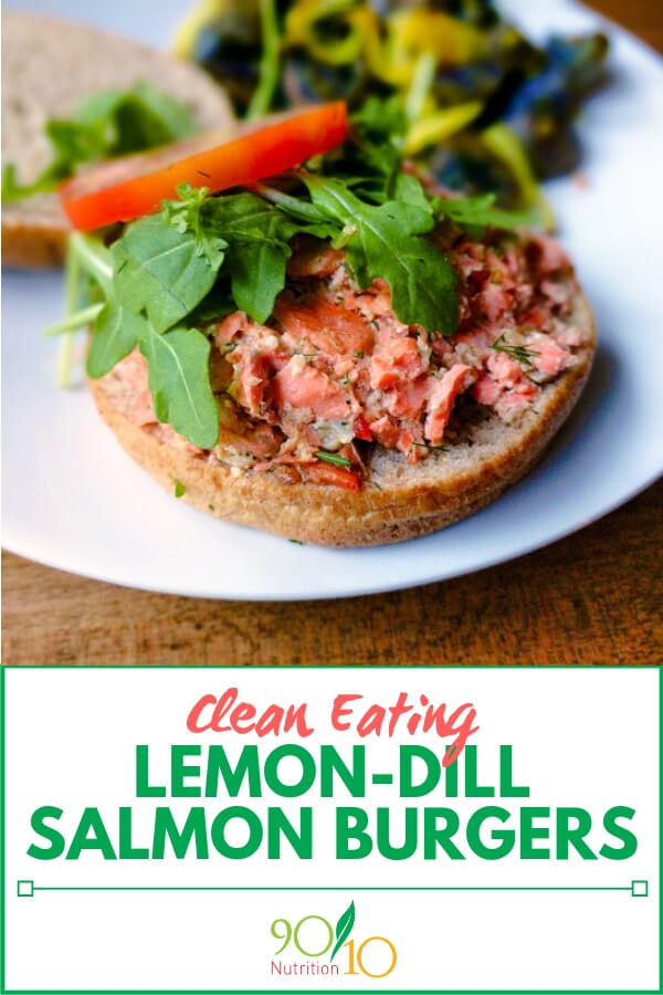 Lemon-Dill Salmon Burgers