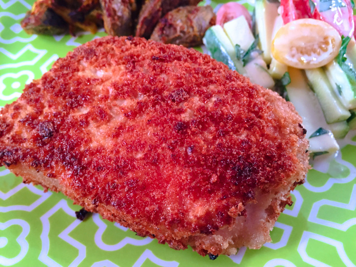 Clean Eating Breaded Pork Chops