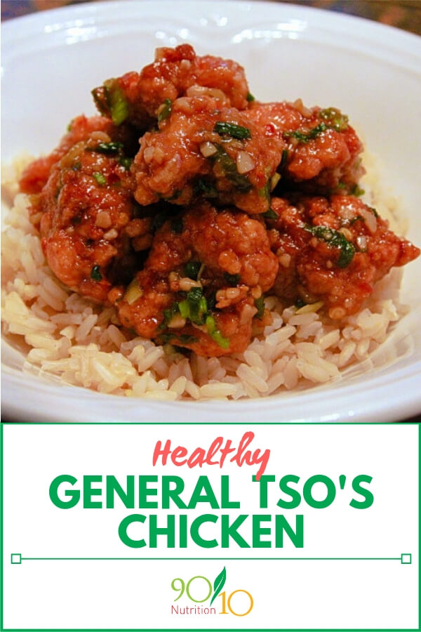 healthy General Tso's Chicken