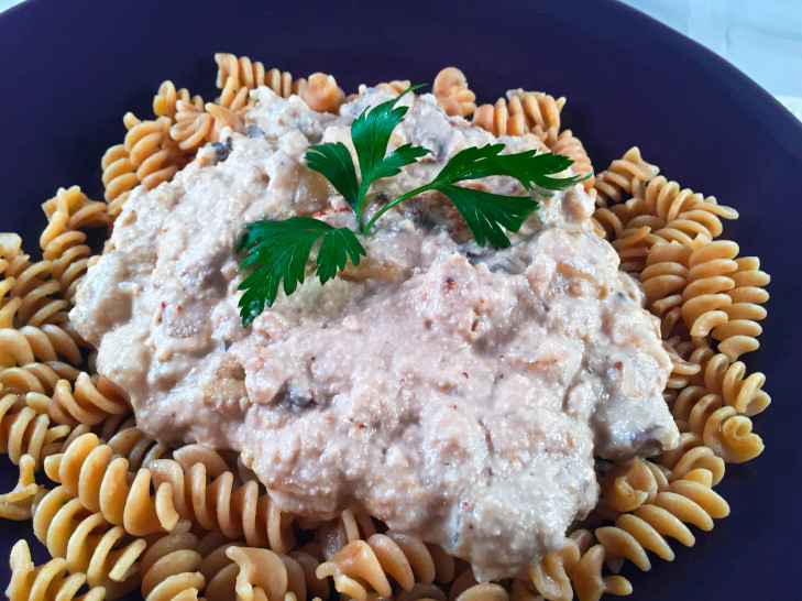 Vegan Portobello Stroganoff