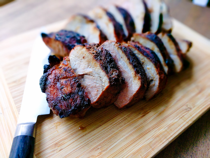 Molasses Grilled Pork Tenderloin