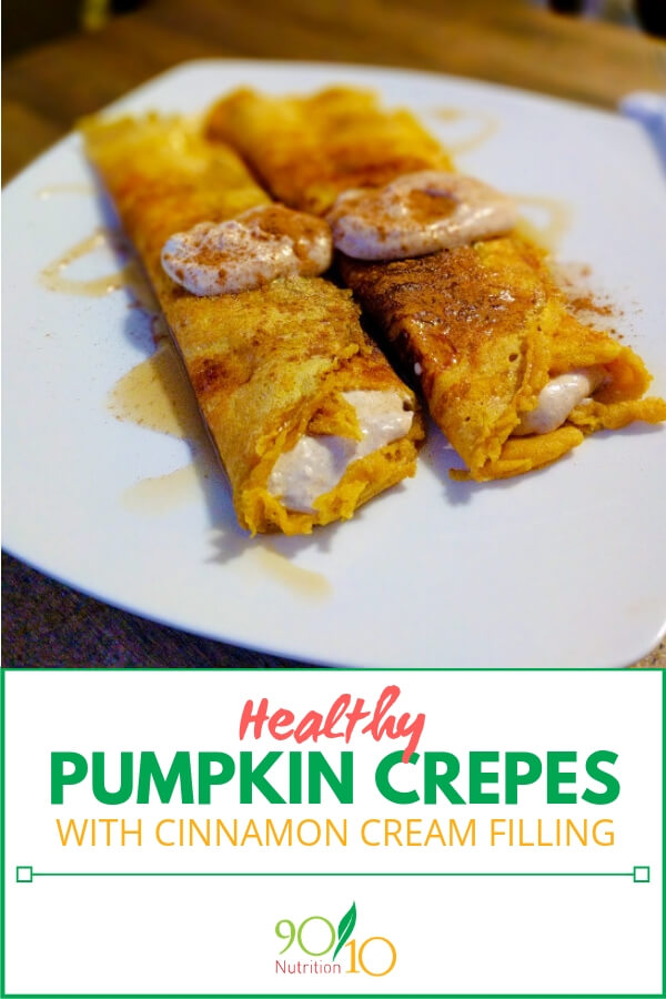 Healthy Pumpkin Crepes