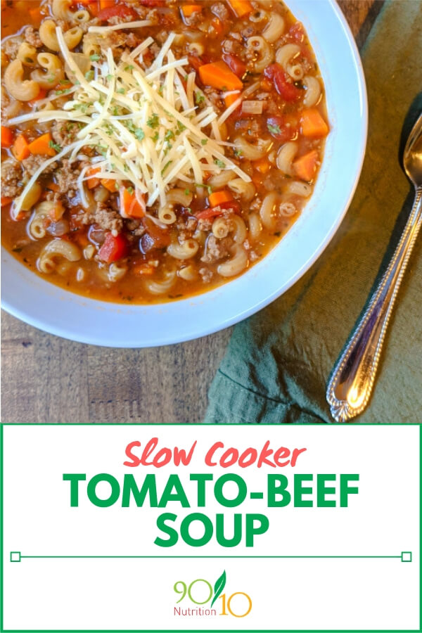 Slow Cooker Tomato-Beef Soup