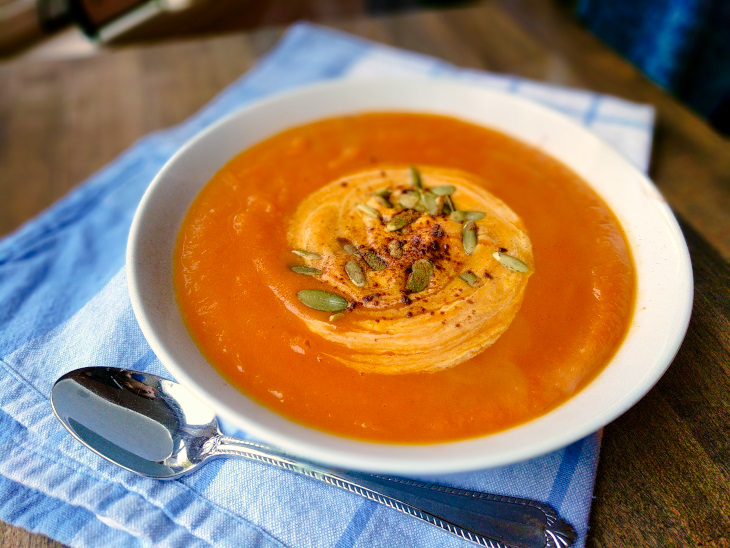 Squash-Sweet Potato-Apple Soup