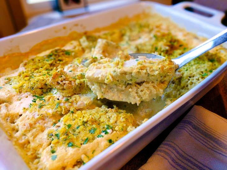 Healthy Chicken and Rice Bake
