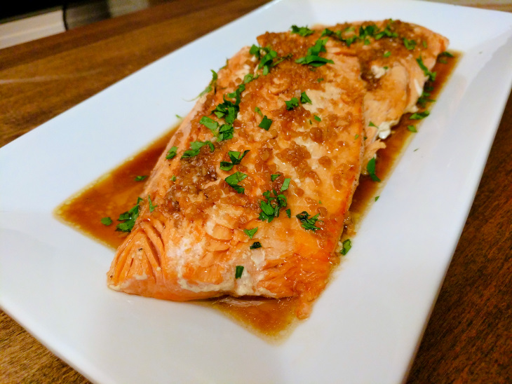 Healthy Honey Garlic Salmon