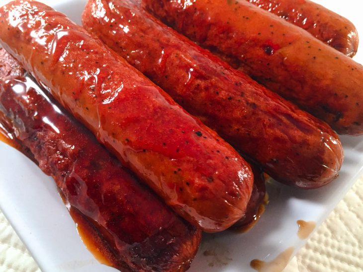 Glazed Chicken Sausage