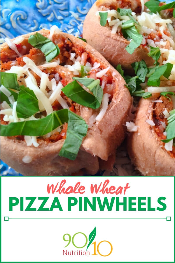 Whole Wheat Pizza Pinwheels